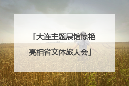 大连主题展馆惊艳亮相省文体旅大会